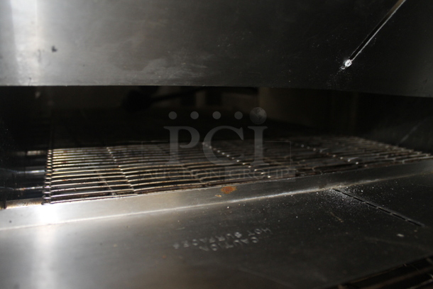 Holman 318HX Stainless Steel Commercial Countertop Electric Powered Conveyor Pizza Oven. 240 Volts, 1 Phase.  - Image 6 of 11