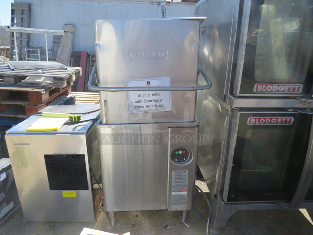 One Hobart Dishwasher. Model# AM-15. 208-240 Volt. 3 Phase. Unable To Test. 30X34X58 - Image 1 of 2