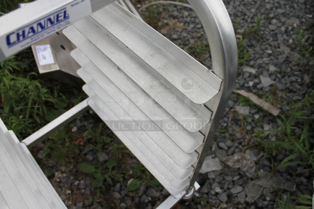 BRAND NEW SCRATCH AND DENT! Channel Metal Commercial Pan Transport Rack on Commercial Casters. - Image 5 of 6