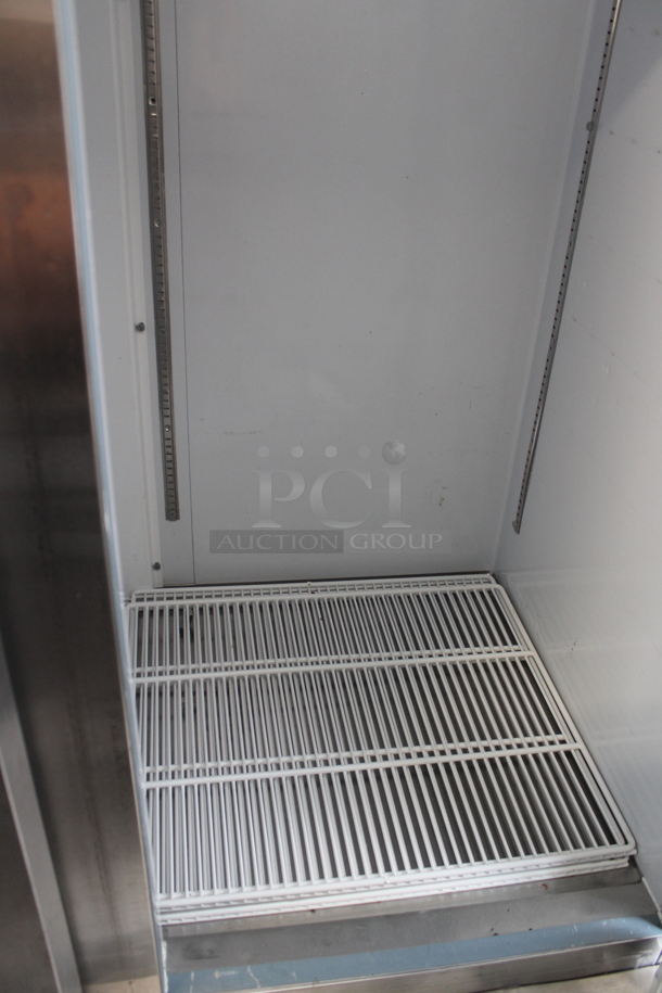 Arctic Air AR49E ENERGY STAR Stainless Steel Commercial 2 Door Reach In Cooler  w/ Poly Coated Racks. 115 Volts, 1 Phase. Tested and Does Not Power On - Image 8 of 10