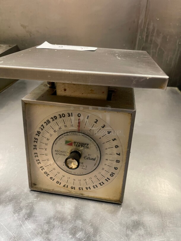 Working! Edlund RsD-2 Commercial Rotating Scale 32 oz x 1/4 oz, Dial Type, w/ Air Dashpot NSF Tested and Working! 8x8x9 - Image 2 of 7