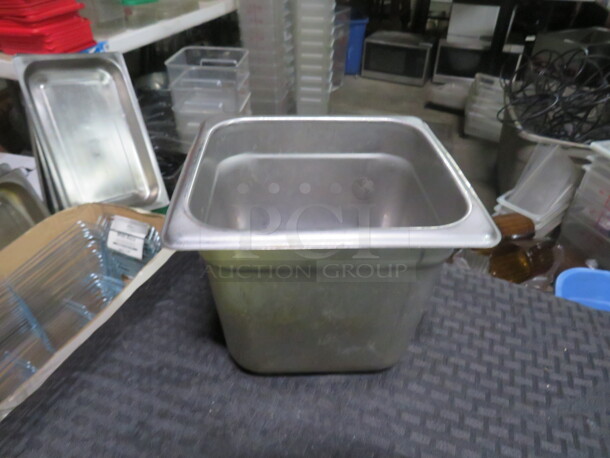 1/6 Size 6 Inch Deep Hotel Pan. 3XBID - Image 1 of 1
