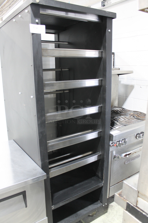 Vulcan 1015021 Black Metal Pastry Donut Bakery Rack. Comes w/ Commercial Casters.