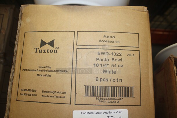 NEW IN BOX! 1 Box (6 Count) Tuxton Reno 10.25" Pasta Bowls. 6X Your Bid!  - Image 2 of 2