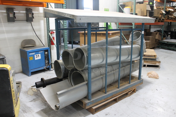 ALL ONE MONEY! PALLET LOT of Metal Pieces and Metal Frame. BUYER MUST REMOVE. - Image 3 of 6