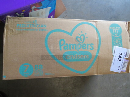 One Box Of Size 7 Pampers Cruisers. 88ct.