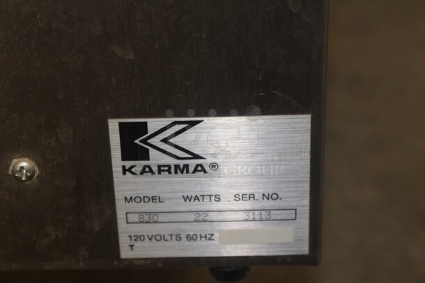 NICE! Karma Model 830 Commercial Stainless Steel Tea Master Iced Tea Dispenser. 8x19x16. 120V/60Hz. Working When Pulled! - Image 5 of 5