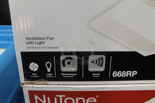 2 IN ORIGINAL BOX! NuTone 668RP-B Metal Ventilation Fans. 2 Times Your Bid! - Image 7 of 7