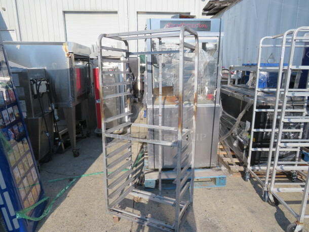 One Aluminum Speed Rack On Casters. 18X28.5X69 - Image 1 of 1