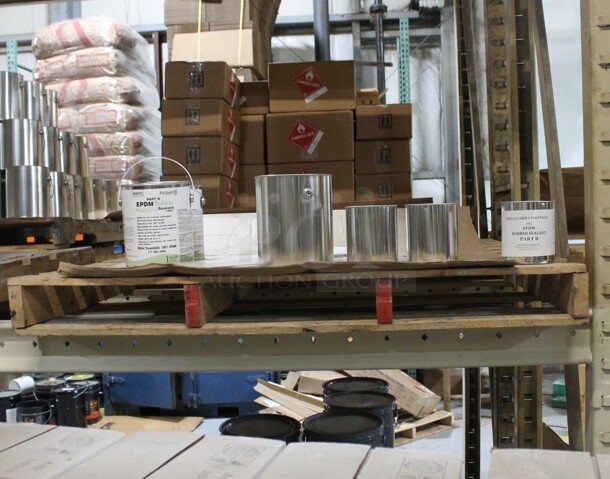 ALL ONE MONEY! THREE PALLET LOT of Various Items Including EPDM Rubber Sealant. BUYER MUST REMOVE. - Image 3 of 7