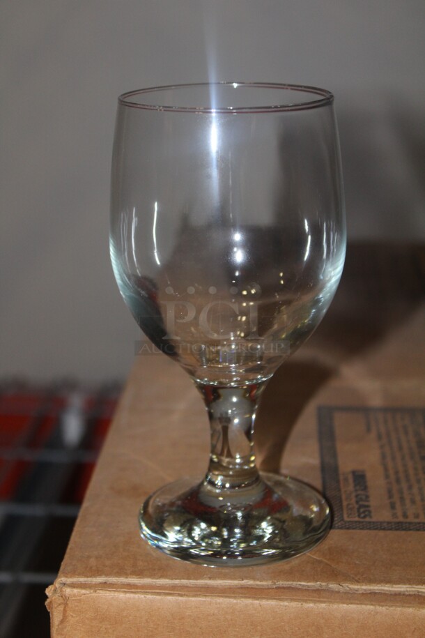 NEW IN BOX! 1 Box (24 Count) Libbey Embassy 11.5oz Goblet Glasses. 24X Your Bid! 