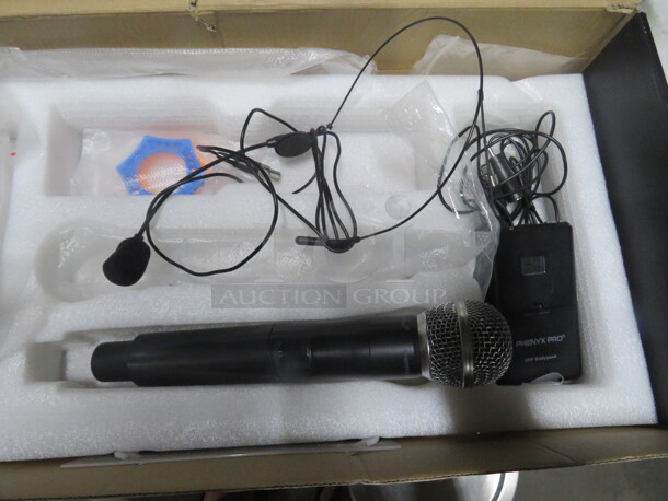 One Phenyx Pro Bodypack, Headset, And Microphone. #PTU5000. - Image 1 of 3