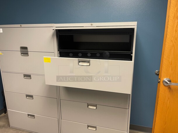 Barely Used! Commercial File Cabinet With 4 Drawers and 1 Rollup Door Great For Keeping Restaurant Records  NSF 36x20x63   - Image 5 of 9