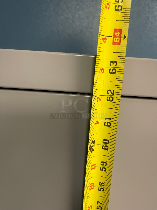 Barely Used! Commercial File Cabinet With 4 Drawers and 1 Rollup Door Great For Keeping Restaurant Records  NSF 36x20x63   - Image 9 of 9