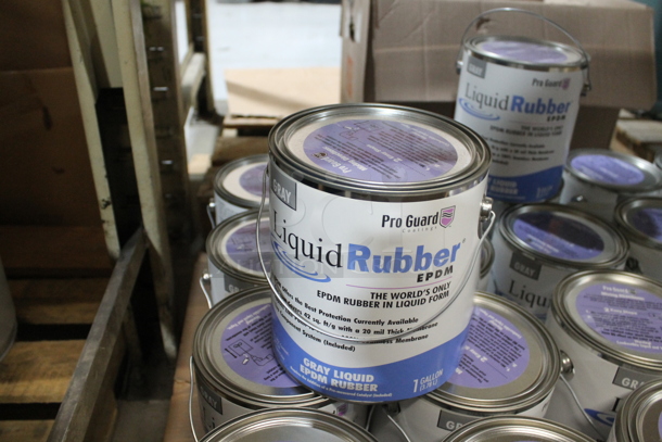 ALL ONE MONEY! THREE PALLET LOT of Various Items Including Liquid Rubber Dark Gray, and Gray Liquid Rubber. BUYER MUST REMOVE. - Image 7 of 7