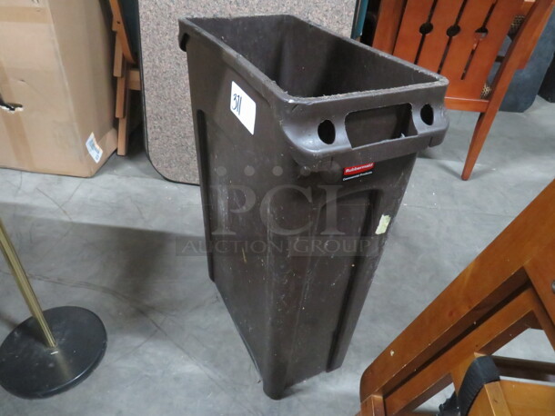 One Slim Jim Trash Can. - Image 1 of 1