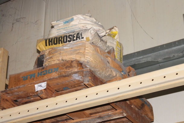 ALL ONE MONEY! PALLET LOT of Various Bags Including Thoroseal. BUYER MUST REMOVE. - Image 2 of 2