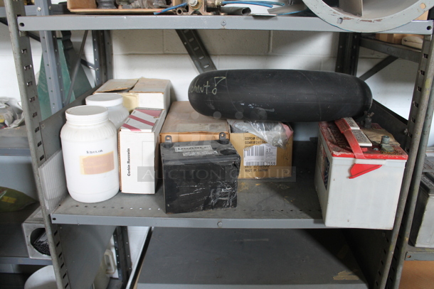 Gray Metal 4 Tier Shelving Unit w/ Contents Including GretagMacbeth The Judge II Cabinet. BUYER MUST REMOVE. - Image 3 of 4