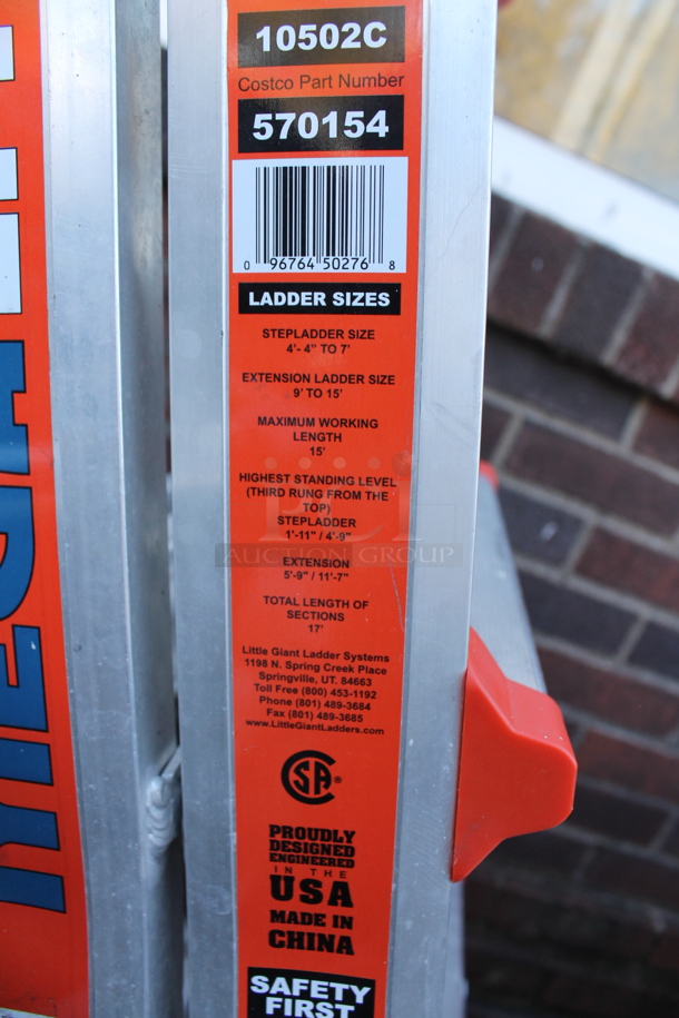 Little Giant A Frame and Straight Multi Functional Ladder. - Image 7 of 8