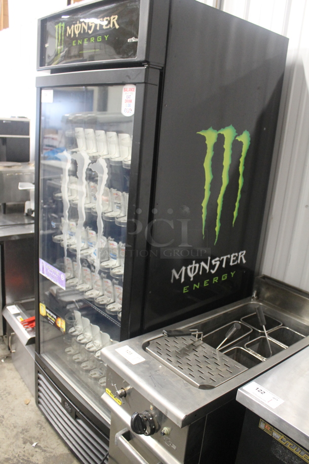 IDW GCG-26-C33EB Metal Commercial Single Door Reach In Cooler Merchandiser w/ Poly Coated Racks. 110-120 Volts, 1 Phase. Tested and Working! - Image 3 of 5