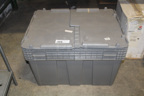 ALL ONE MONEY! Plastic Storage Box And Cambro Lids. 30x22x19