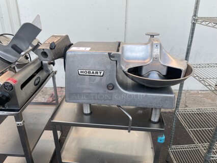 Hobart 84145 1 Speed Commercial Buffalo Chopper Food Processor w/ Side Discharge, 115v NSF Tested and Working! 30x15x18