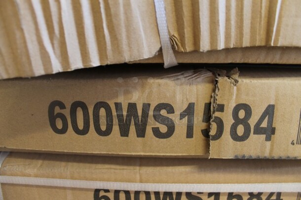 BRAND NEW SCRATCH AND DENT! Regency 600WS1584 18 Gauge Stainless Steel 15" x 84" Solid Wall Shelf - Image 2 of 3