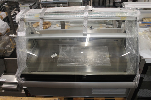 BRAND NEW SCRATCH AND DENT! Ifi Meridiana Ref.150 Metal Commercial Floor Style Deli Display Case Merchandiser. 115 Volts, 1 Phase. Tested and Powers On But Does Not Get Cold