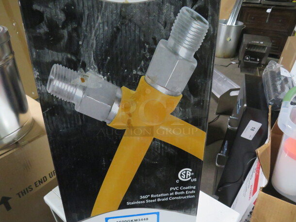 One NEW Regency Gas Connect Kit. 360 Rotate At Both Ends. 48X3/4. $600GKM3448 - Image 1 of 1