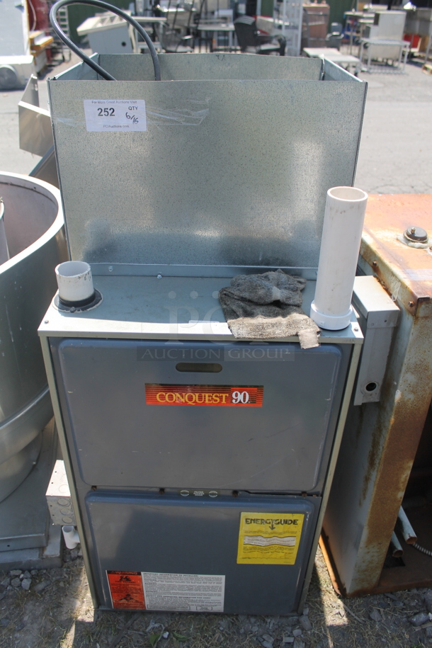 Conquest 90 Commercial Stainless Steel Condensing Gas Furnace. 