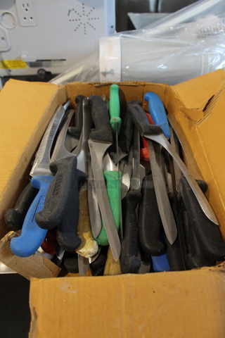 60 SHARPENED Stainless Steel Knives Including Fillet. 60 Times Your Bid!