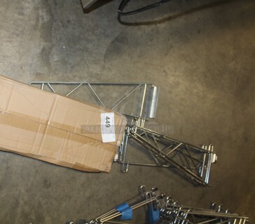 NEW IN BOX! 6 Metro 1WS21C 21 21" Post Mount Brackets. 6X Your Bid! 