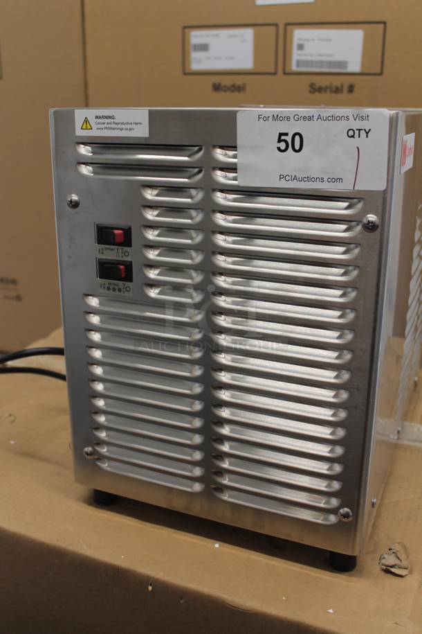 BRAND NEW! 2021 Crathco D25-3 Stainless Steel Commercial Countertop 2 Hopper Refrigerated Machine Base. 115 Volts, 1 Phase. Tested and Working! - Image 2 of 5