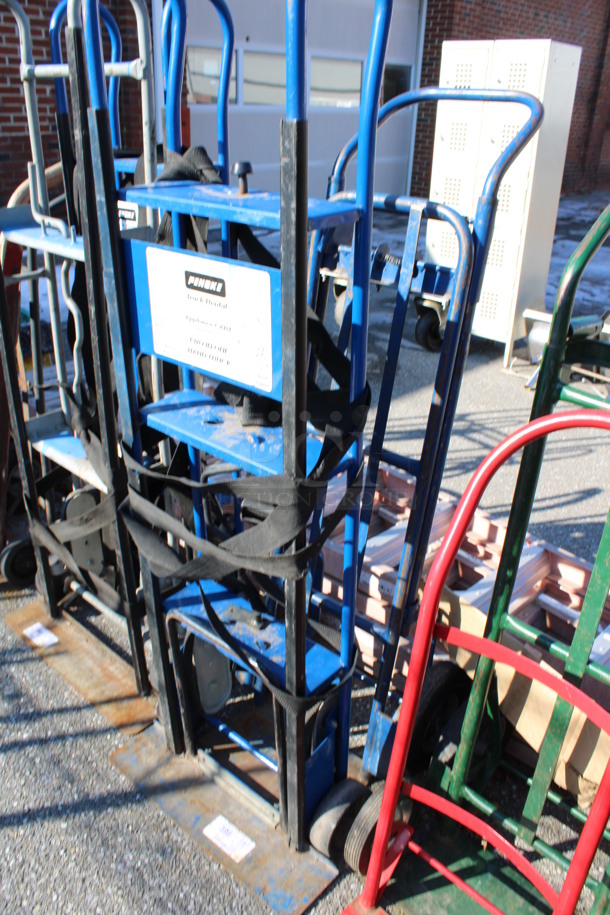 2 Blue Metal Furniture Dollies. 22x12x60, 20x17x54. 2 Times Your Bid! - Image 2 of 4
