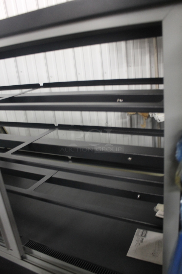 BRAND NEW SCRATCH AND DENT! Metal Commercial Floor Style Deli Display Case Merchandiser. Cannot Test Due To Plug Style - Image 5 of 5