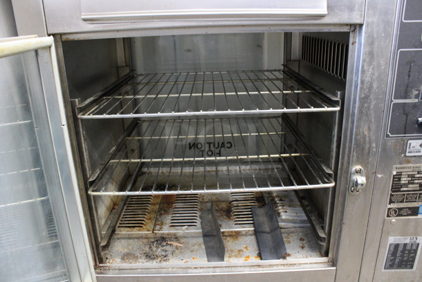 BK Industries Model LMW-3 Stainless Steel Commercial Electric Powered Barbecue King Rotisserie Oven and Warmer. 120/208 Volts, 3 Phase. 33x26x60 - Image 6 of 7