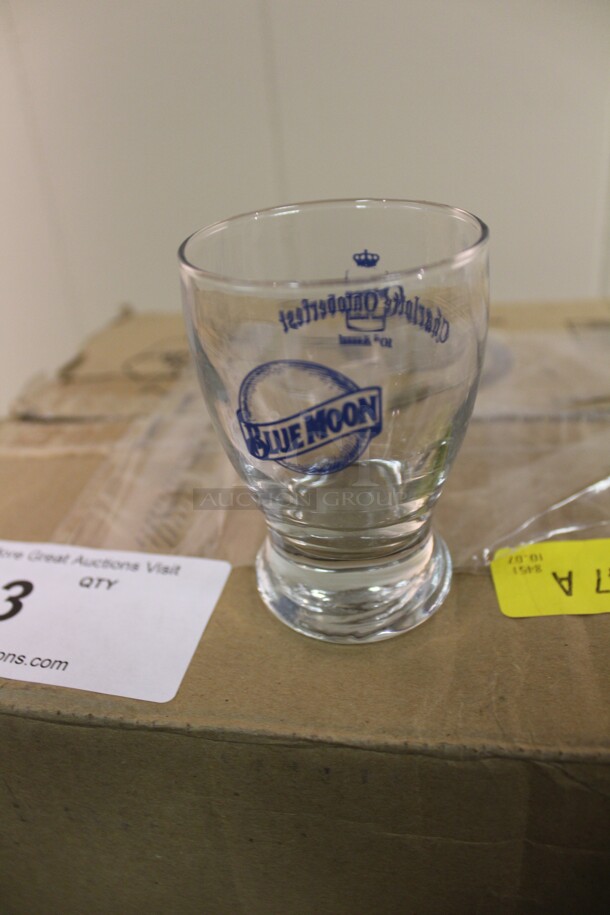 ALL ONE MONEY! 1/2 Case Small Charlotte Octoberfest Beer Glasses. 