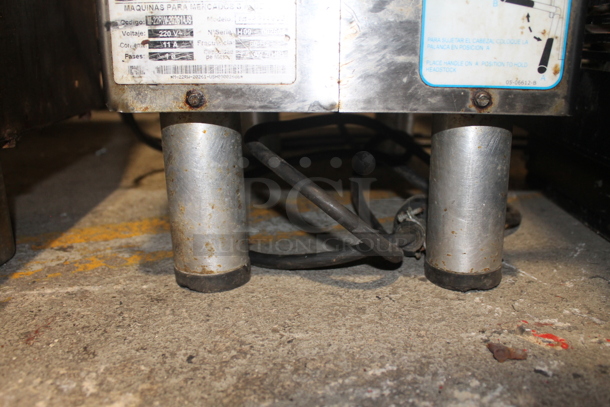 Torrey M-22RW2 Stainless Steel Commercial Countertop Meat Grinder. 220 Volts, 1 Phase.  - Image 5 of 6