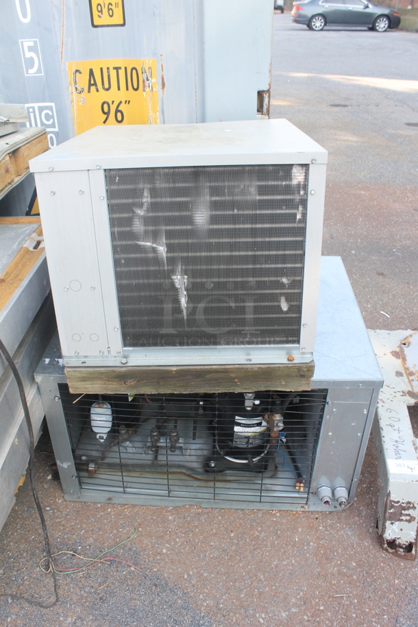 2 Arctic Walk In Boxes That Make One Combo Box w/ Russell AE26-75B 208/230 Volt, 1 Phase Evaporator, Commercial Evaporator, Trenton Compressor and Trenton TEZA020L8-HS2B-F 208-230 Volt, 1 Phase Compressor. Cooler Is 8'x12' and Freezer Is 8'x8'. 2 Times Your Bid! - Image 9 of 12