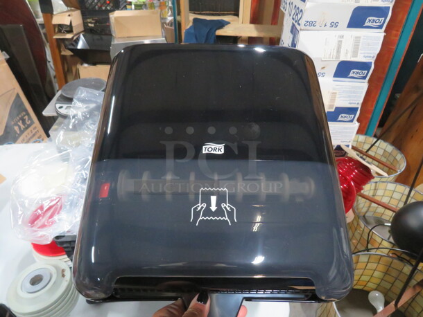 One NEW Tork Hand Towel Dispenser. # 55 25 20. $68.75. - Image 2 of 2