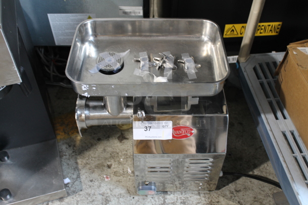 BRAND NEW SCRATCH AND DENT! Avantco MG12 Stainless Steel Commercial Countertop Meat Grinder. 110 Volts, 1 Phase. Tested and Working! - Image 1 of 5