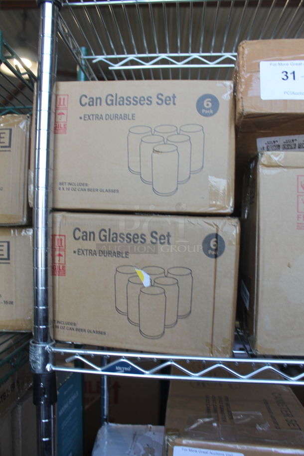 ALL ONE MONEY! Tier Lot of Various BRAND NEW SCRATCH AND DENT! Items Including Can Glasses Set, Airtight Clamp Jar Sets, Canister Sets and 3 Shower Seat Benches - Image 4 of 4