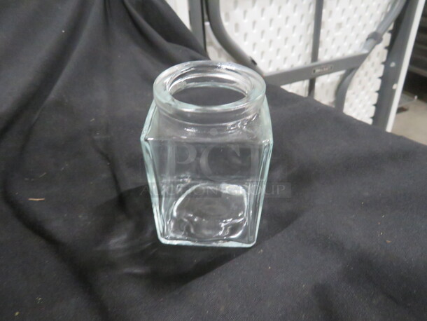NEW Glass Favor Jar. 11XBID