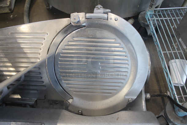 Hobart 1612E Stainless Steel Commercial Countertop Automatic Meat Slicer. 115 Volts, 1 Phase. Cannot Test Due To Missing Power Switch - Image 4 of 9