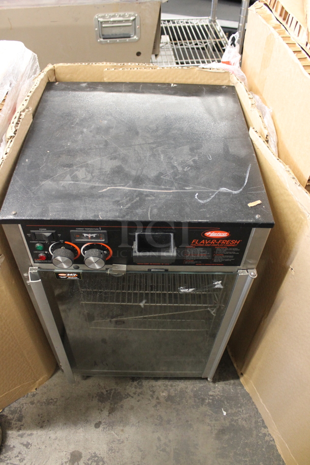 Hatco Flav-r-fresh Stainless Steel Commercial Countertop Heated Holding Cabinet Merchandiser. Tested and Working! - Image 1 of 3