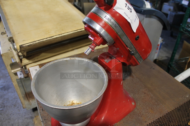 KitchenAid 4 Metal Countertop Planetary Dough Mixer w/ Metal Bowl. 115 Volts, 1 Phase. Cannot Test Due To Cut Power Cord - Image 3 of 6
