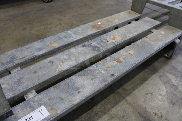 Metal Commercial Dunnage Rack. 48x23x7 - Image 2 of 3