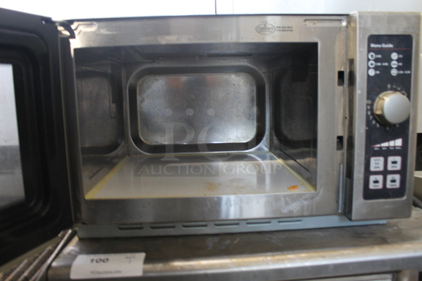 2016 Amana RCS10DSE Stainless Steel Commercial Countertop Microwave Oven. 120 Volts, 1 Phase. - Image 6 of 8