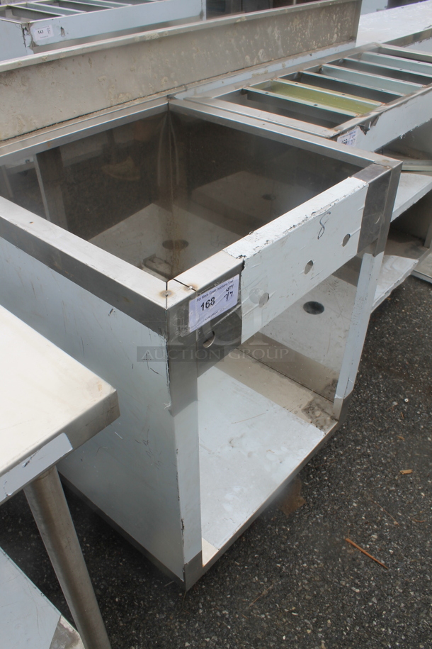 Stainless Steel Commercial Table Frame w/ Under Shelf. - Image 2 of 3