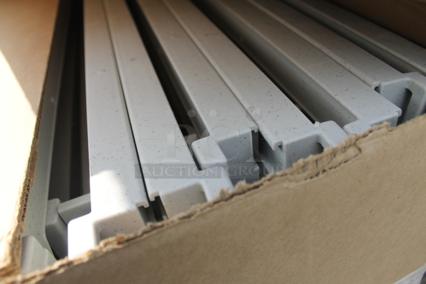 ALL ONE MONEY! PALLET LOT of BRAND NEW! Gray Poly Transport Rack Pieces, Pentair Water Filter Piece and Box - Image 9 of 9